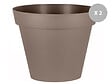 EDA - Lot de 2 Pots de fleur rond Toscane Ø 100 x H.79 cm Taupe - Eda - vignette