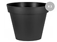 EDA - Lot de 2 Pots de fleur rond Toscane Ø 100 x H.79 cm Anthracite - Eda - vignette
