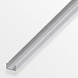 ALFER - U profilé 10x22.5mm aluminium anodisé argent 1m - vignette