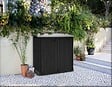 KETER - Coffre multifonctions - Resine - Noir sans vernis - 880L - vignette