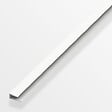 ALFER - Profilé de finition 4x15mm PVC blanc 1m - vignette