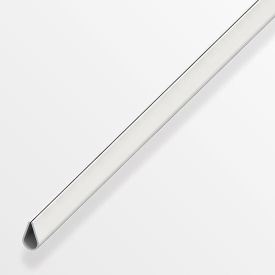 ALFER - Serre-feuilles 15mm PVC blanc 1m - large
