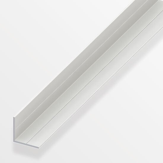 ALFER - Cornière égale PVC blanc 15.5mmx1m - large