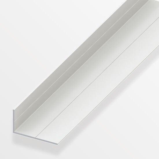 ALFER - Cornière inégale PVC blanc 15.5x27.5mmx2.5m - large