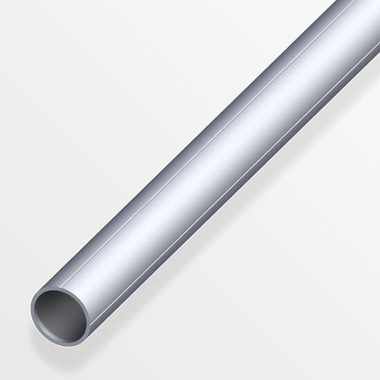 ALFER - Tube rond 11.5mm pour M8 aluminium brut 1m - large