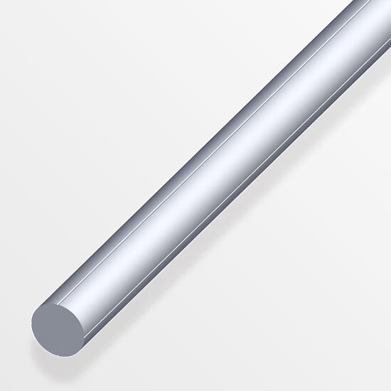ALFER - Rond plein aluminium brut diamètre 7.5mmx1m - large