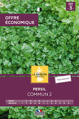 LA SEMEUSE - Persil commun - Graines aromatiques - 4 g - large