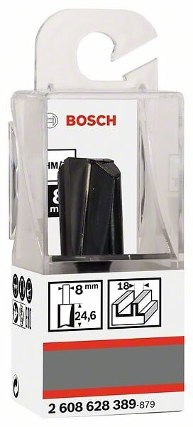 BOSCH - Fraise à rainurer carbure - Queue 8mm - 18mm - large