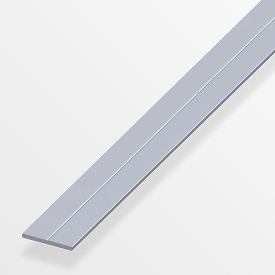 ALFER - Plat 19.5mm aluminium brut 2.5m - large