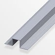 ALFER - U carré 2 côtés 180° 7.5x20.5mm aluminium brut 1m - vignette