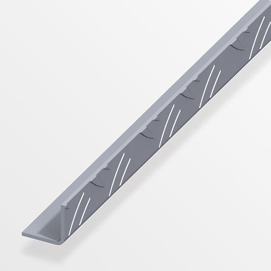 ALFER - Cornière égale grain de riz aluminium brut 23.5mmx1m - large