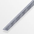 ALFER - Cornière égale grain de riz aluminium brut 23.5mmx2.5m - vignette