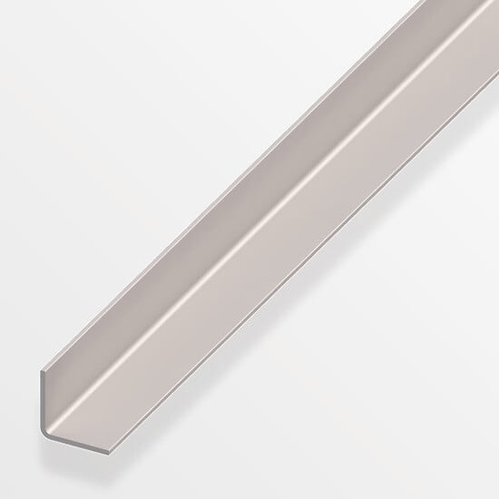 ALFER - Cornière égale acier gris 20x20mmx1m - large