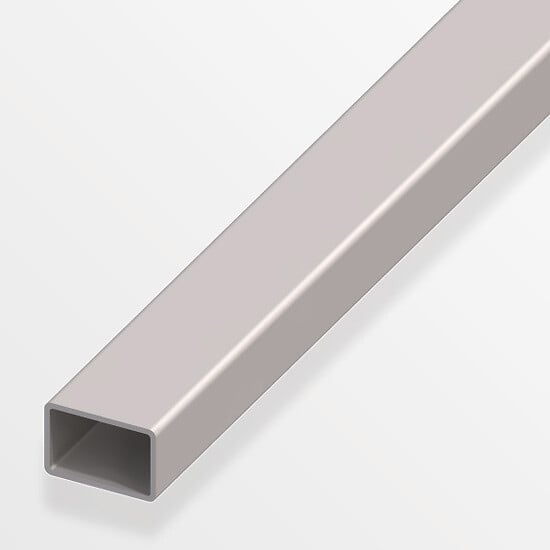 ALFER - Tube rectangulaire profilé à froid 35x20mm acier gris 1m - large