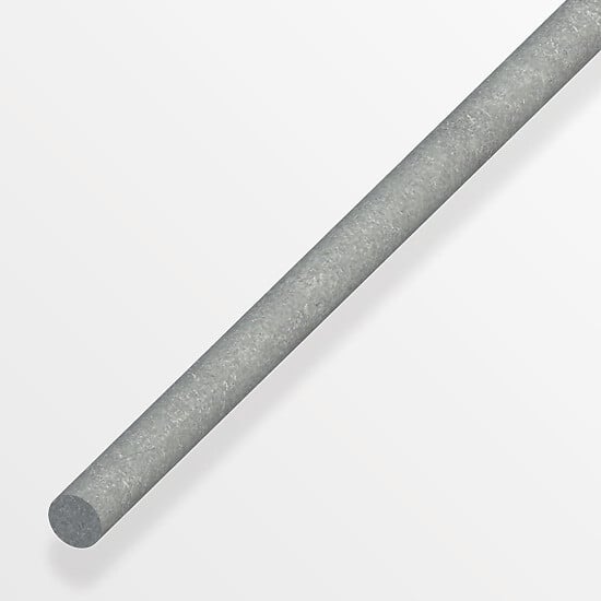 ALFER - Rond plein acier étiré gris acier diamètre 4mmx1m - large
