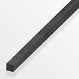 ALFER - Carré plein 10x10mm acier laminé à chaud aluminium gris 2m - vignette