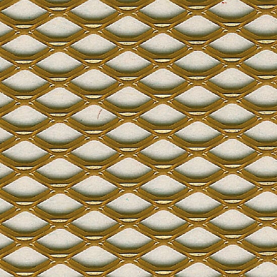 ALFER - Metal deploye aluminium anodise laiton - 100x60mm - large