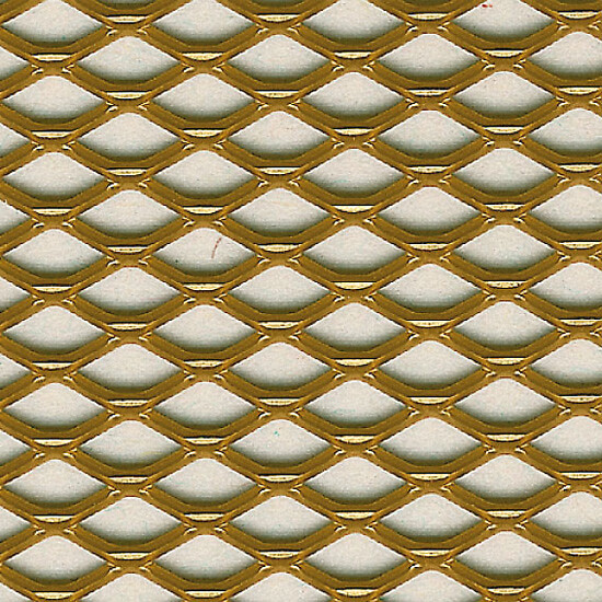 ALFER - Métal déployé aluminium anodisé laiton - L.50xl.25cm - large