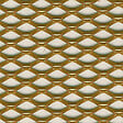 ALFER - Métal déployé aluminium anodisé laiton - L.50xl.25cm - vignette