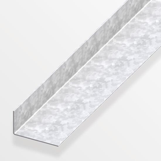 ALFER - Cornière égale profilée acier zingué 23.5x43.5mmx1m - large