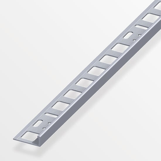 ALFER - Arrêt carrelage aluminium brut 8x2.5mm - large