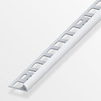 ALFER - Arrêt carrelage arrondi PVC gris 10x2.5mm - vignette