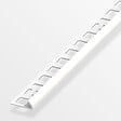 ALFER - Arrêt carrelage arrondi PVC blanc 8x2.5mm - vignette