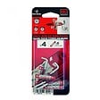 RED HEAD - Lot de 4 chevilles et gonds couleur RED HEAD, Diam.6 mm x L.37 mm - vignette