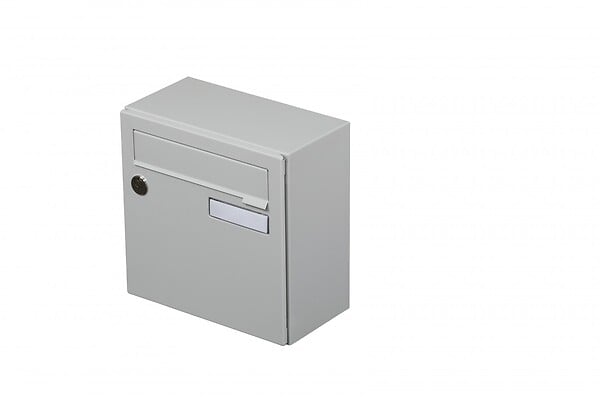 CENTRALE BRICO - Boîte Aux Lettres Compacte 1 Porte Extérieur Renz Acier Gris Mat - large
