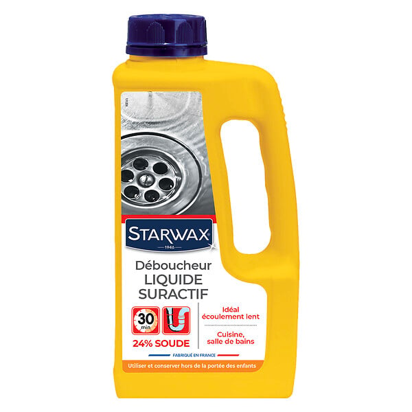 STARWAX - Déboucheur liquide soude caustique - Cuisine SDB - 1L - large