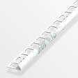 ALFER - Arrêt carrelage arrondi PVC marbre blanc 10x2.5mm - vignette