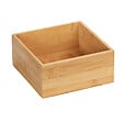 WENKO - Boîte de rangement carrée - Bambou - Terra 15x15x7,5cm - vignette