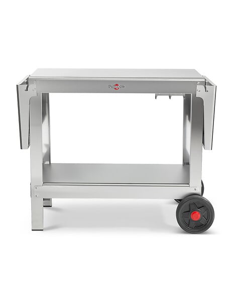 KRAMPOUZ - Chariot Plancha en inox Plein Air Compact avec Tablettes rabatTables - large