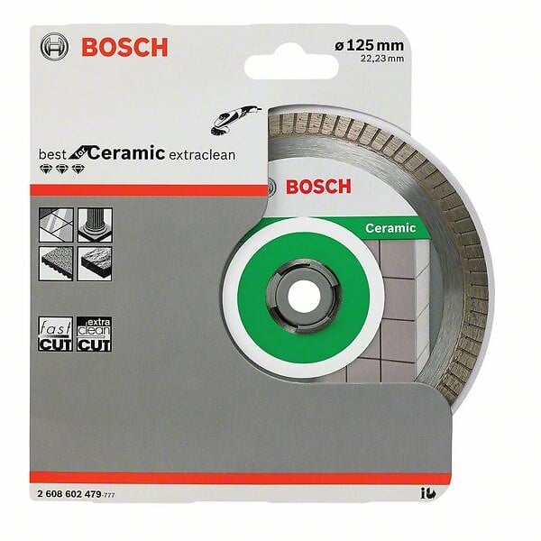 BOSCH - Disque diamant céramique Extra Clean Turbo PRO - 125mm - large