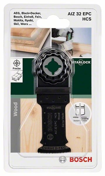 BOSCH - Lame plongeante HCS Starlock AIZ 32 EPC Wood 50 x 32mm - large