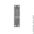 AFBAT - Gond sur platine bout carré Hauteur 180mm zingué - vignette