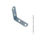 AFBAT - Equerre de chaise 15x2mm Longueur 40mm zingué - vignette