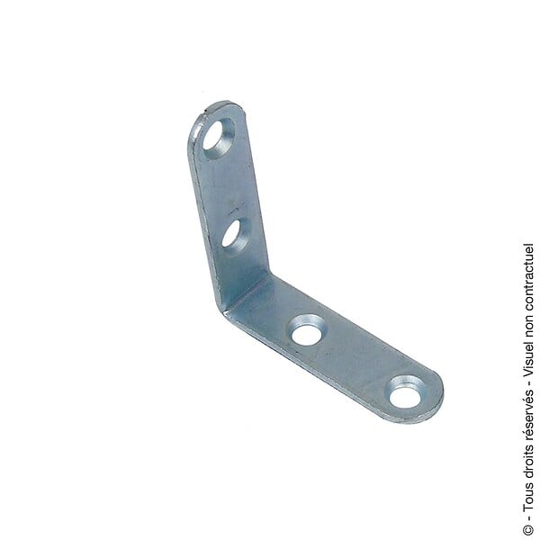 AFBAT - Equerre de chaise en acier zingué - L.140xl.18xEp.3mm - large