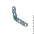 AFBAT - Equerre de chaise en acier zingué - L.140xl.18xEp.3mm - vignette