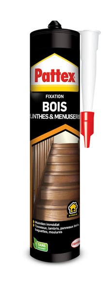 PATTEX - Colle acrylique bois menuiserie - Cartouche 380g - large