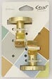 CESSOT - 2 supports ouverts, diamètre 20mm, décor laiton mat. - vignette