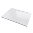 AURLANE - RECEVEUR DE DOUCHE A POSER EXTRA-PLAT ACRYLIQUE BLANC RECTANGLE -120x90cm - vignette