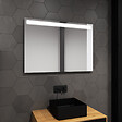 AURLANE - Miroir de salle de bain LED - 80x60cm - vignette