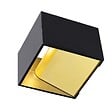 SLV - LOGS IN applique, carrée, noir laiton, 5W LED, 3000K - vignette