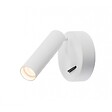 SLV - KARPO, applique plafonnier, rond, blanc, 7,5W LED, 3000K, avec inter - vignette