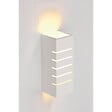 SLV - PLASTRA 100 SLOT, applique, carrée, plâtre blanc, E14, max. 11W - vignette