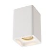 SLV - PLASTRA plafonnier, carré, plâtre blanc, GU10, max. 35W - vignette