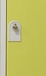 P.HENRY - Vestiaire 1 colonne - 4 cases - Gris perle et anis - vignette