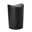 TATAY - Poubelle Standard 6 litres Noir couvercle basculant - vignette