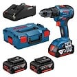 BOSCH - Perceuse-visseuse Sans Fil Bosch Gsr 18v-55 Professional (3x5,0ah) + L-boxx - vignette